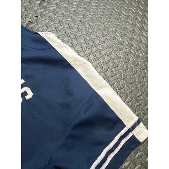 Vintage 90s Starter ROGER CLEMENS Blue NEW YORK YANKEES MLB Team JERSEY XXL - Picture 9 of 10